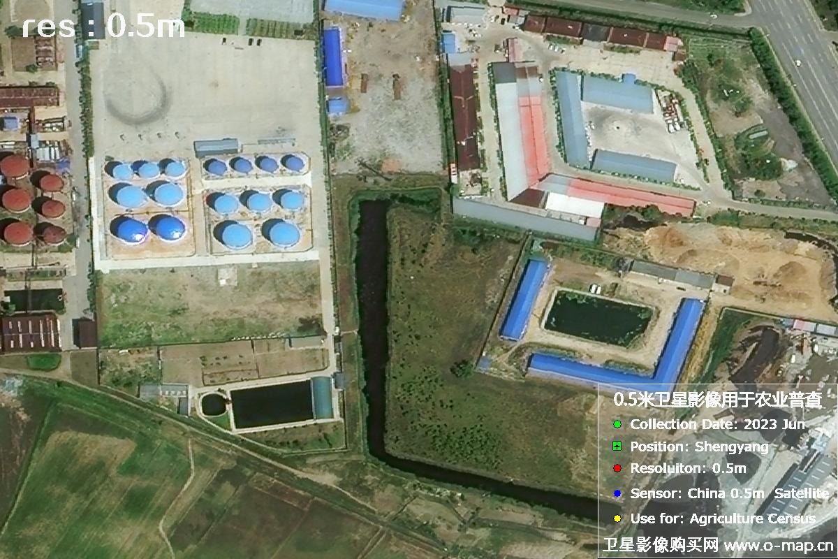 中国0.5米分辨率卫星拍摄的图片