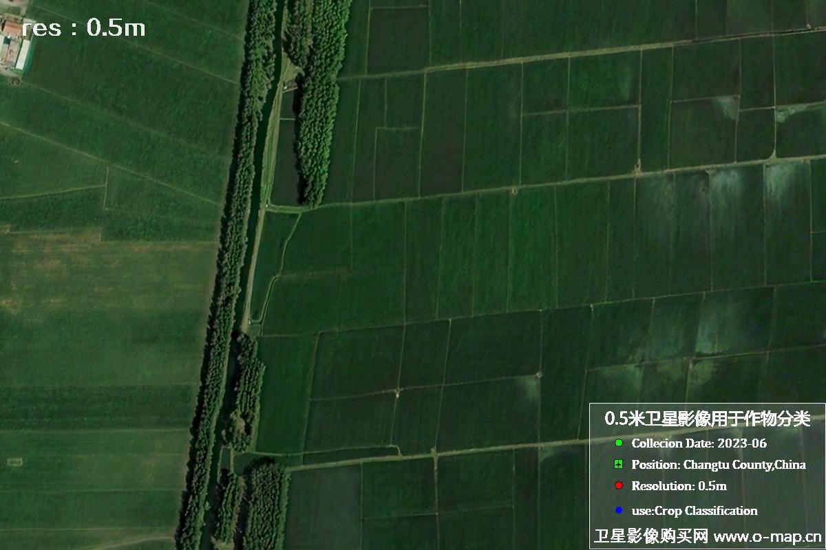 国产0.5米卫星拍摄的卫星影像效果图
