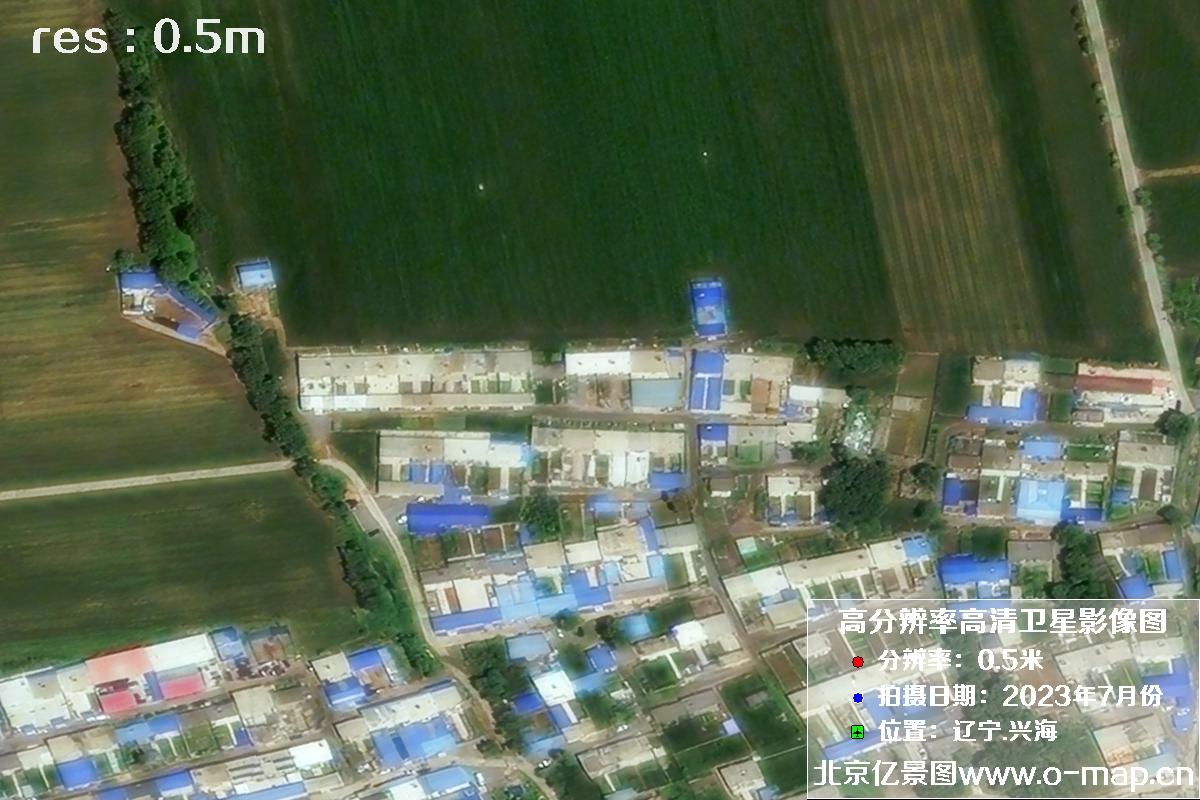 国产0.5米分辨率卫星拍摄的高清影像图片