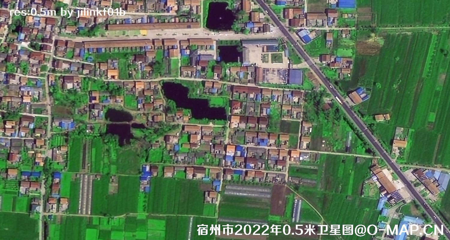 国产0.5米分辨率卫星拍摄的高清图片样例