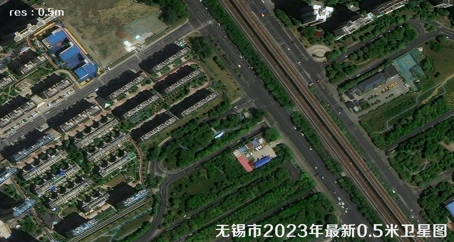 江苏省无锡市2023年最新0.5米分辨率卫星图像