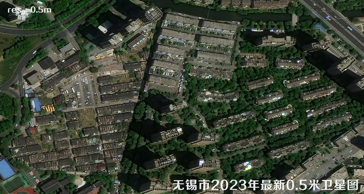 江苏省无锡市2023年最新0.5米分辨率卫星图像