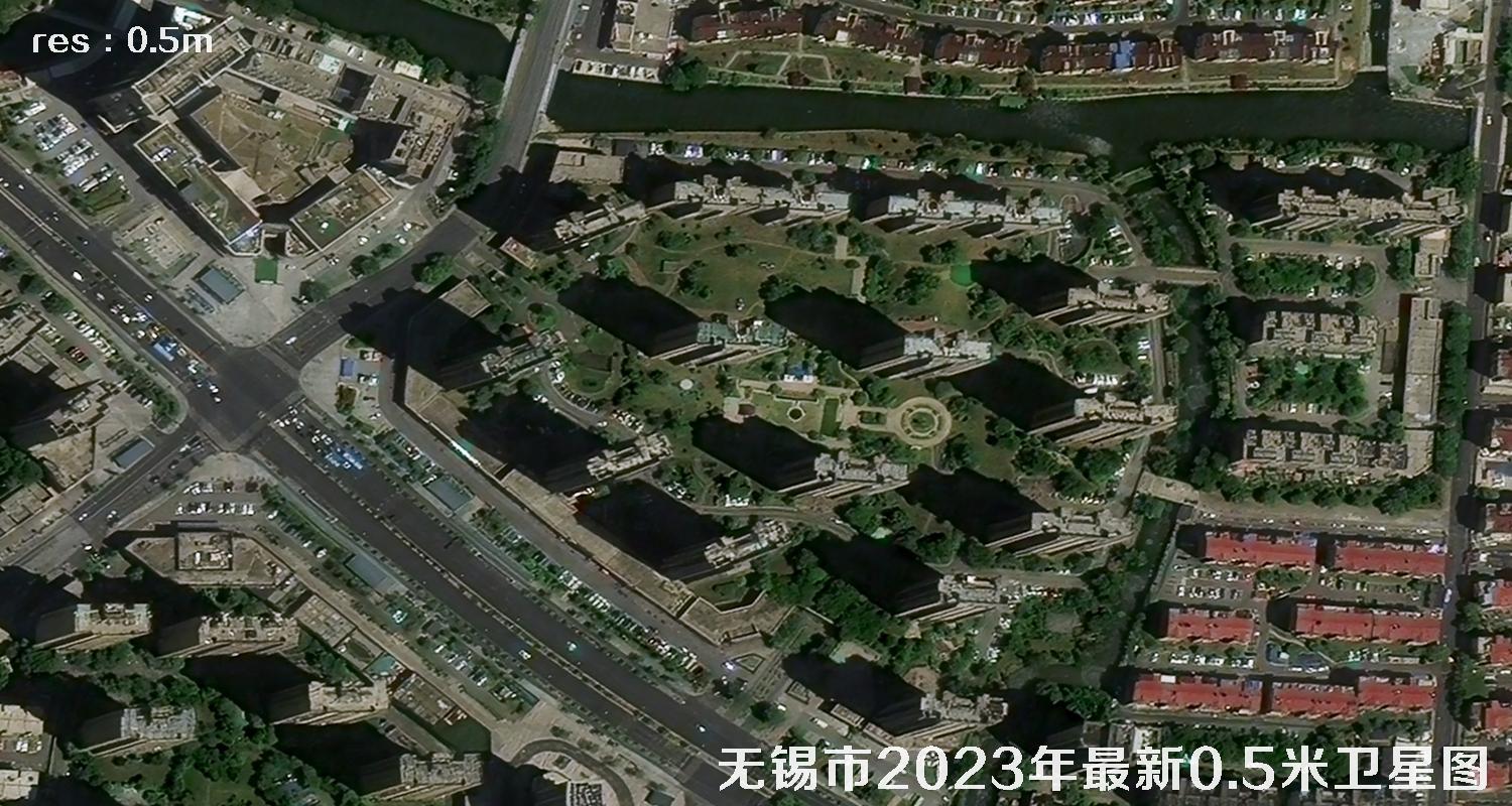 江苏省无锡市2023年最新0.5米分辨率卫星图像