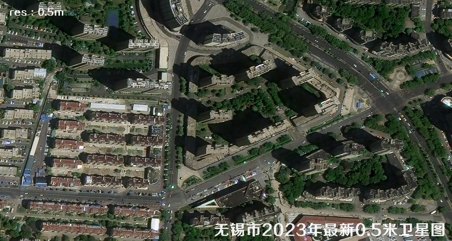 江苏省无锡市2023年最新0.5米分辨率卫星图像