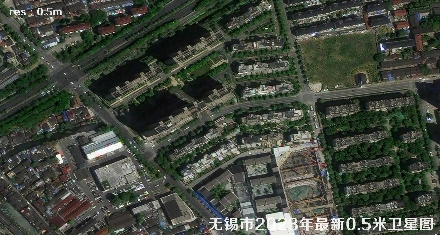 江苏省无锡市2023年最新0.5米分辨率卫星图像