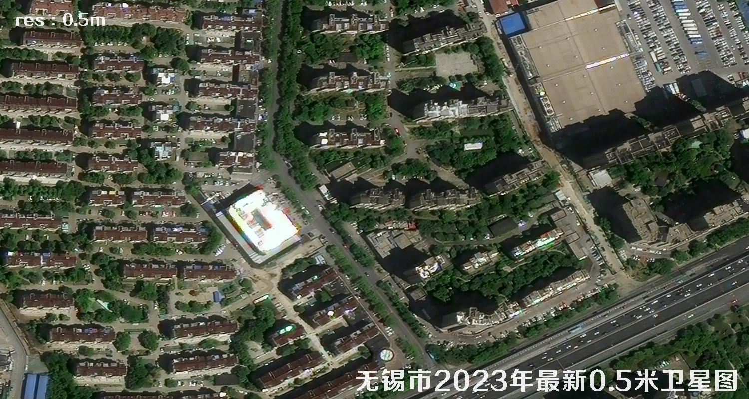 江苏省无锡市2023年最新0.5米分辨率卫星图像