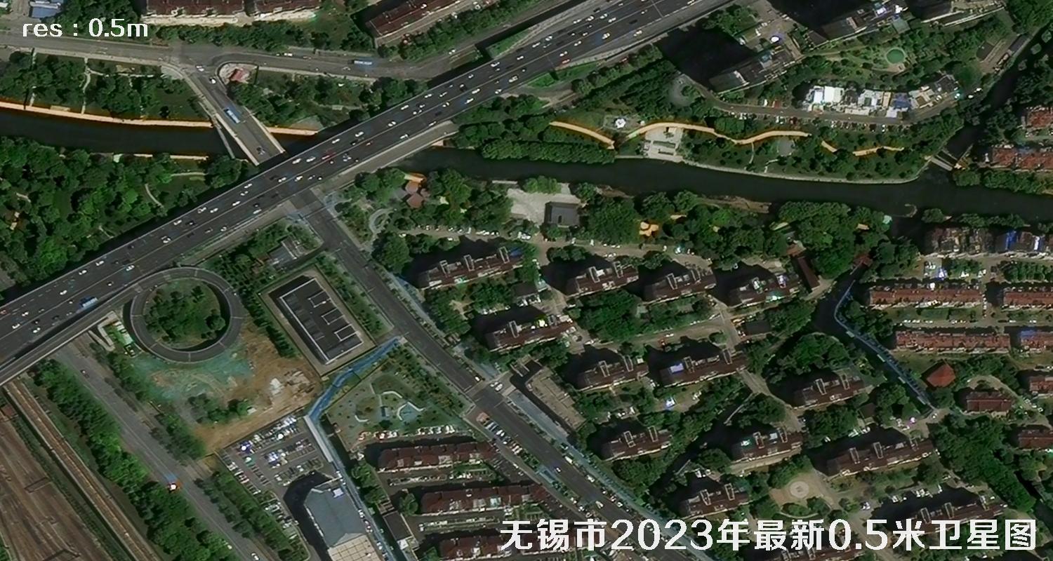 江苏省无锡市2023年最新0.5米分辨率卫星图像