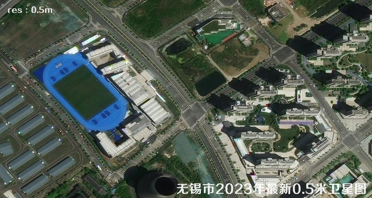 江苏省无锡市2023年最新0.5米分辨率卫星图像