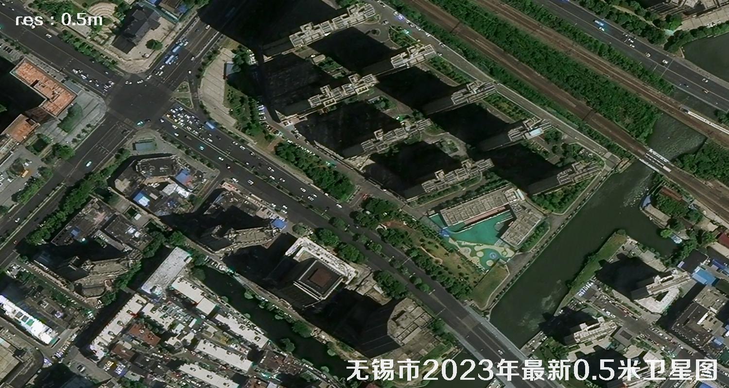 江苏省无锡市2023年最新0.5米分辨率卫星图像