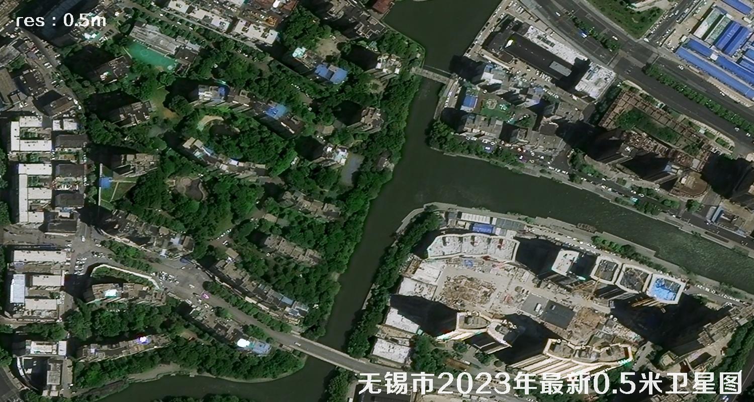 江苏省无锡市2023年最新0.5米分辨率卫星图像