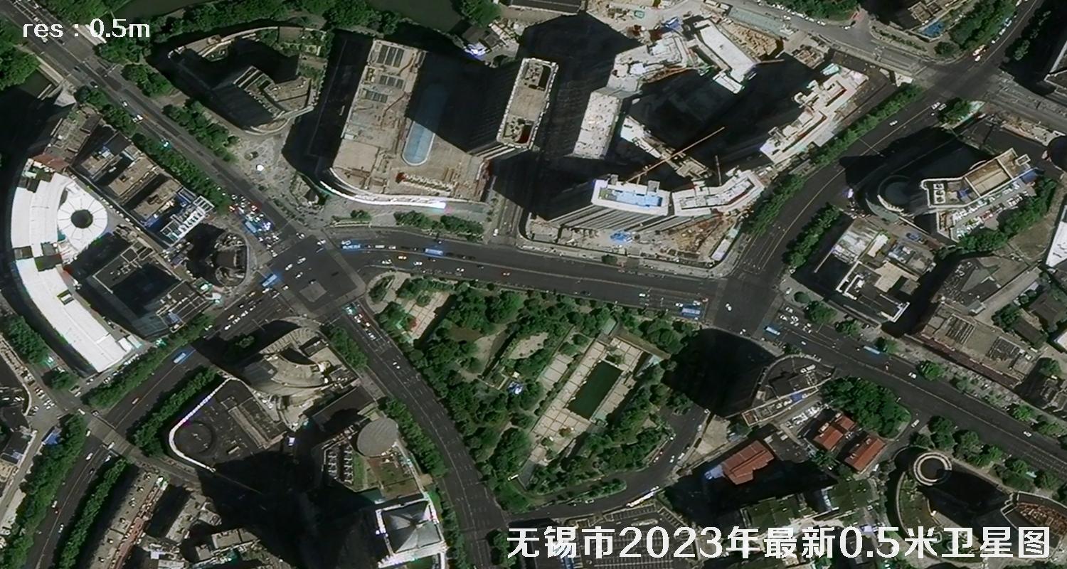 江苏省无锡市2023年最新0.5米分辨率卫星图像
