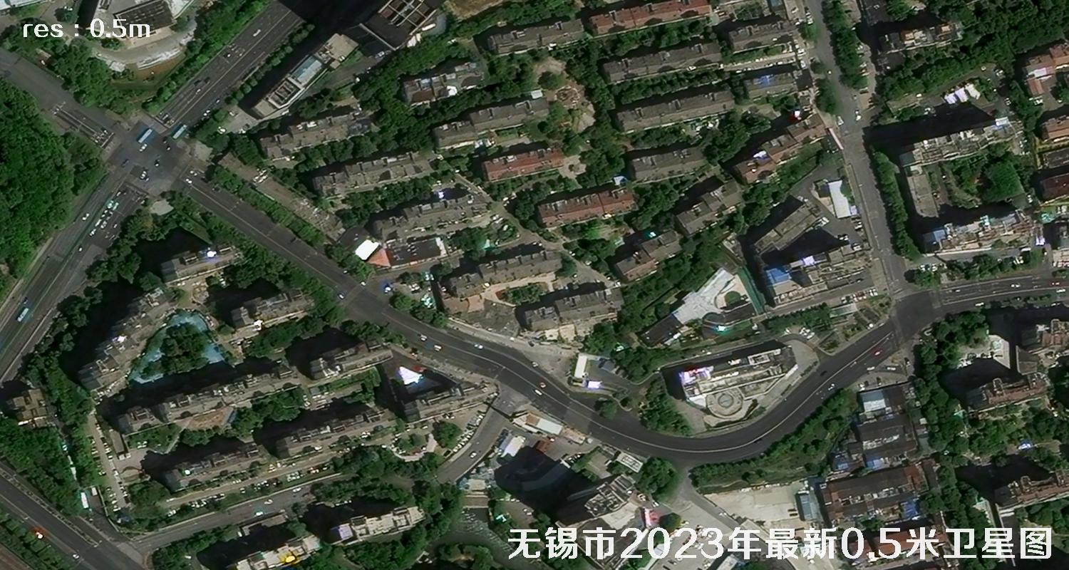江苏省无锡市2023年最新0.5米分辨率卫星图像