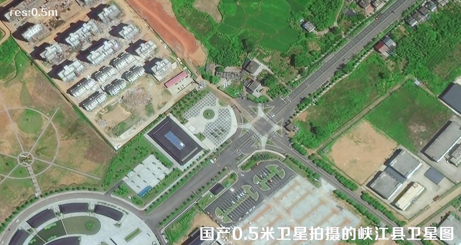 0.5米卫星拍摄的地图图片