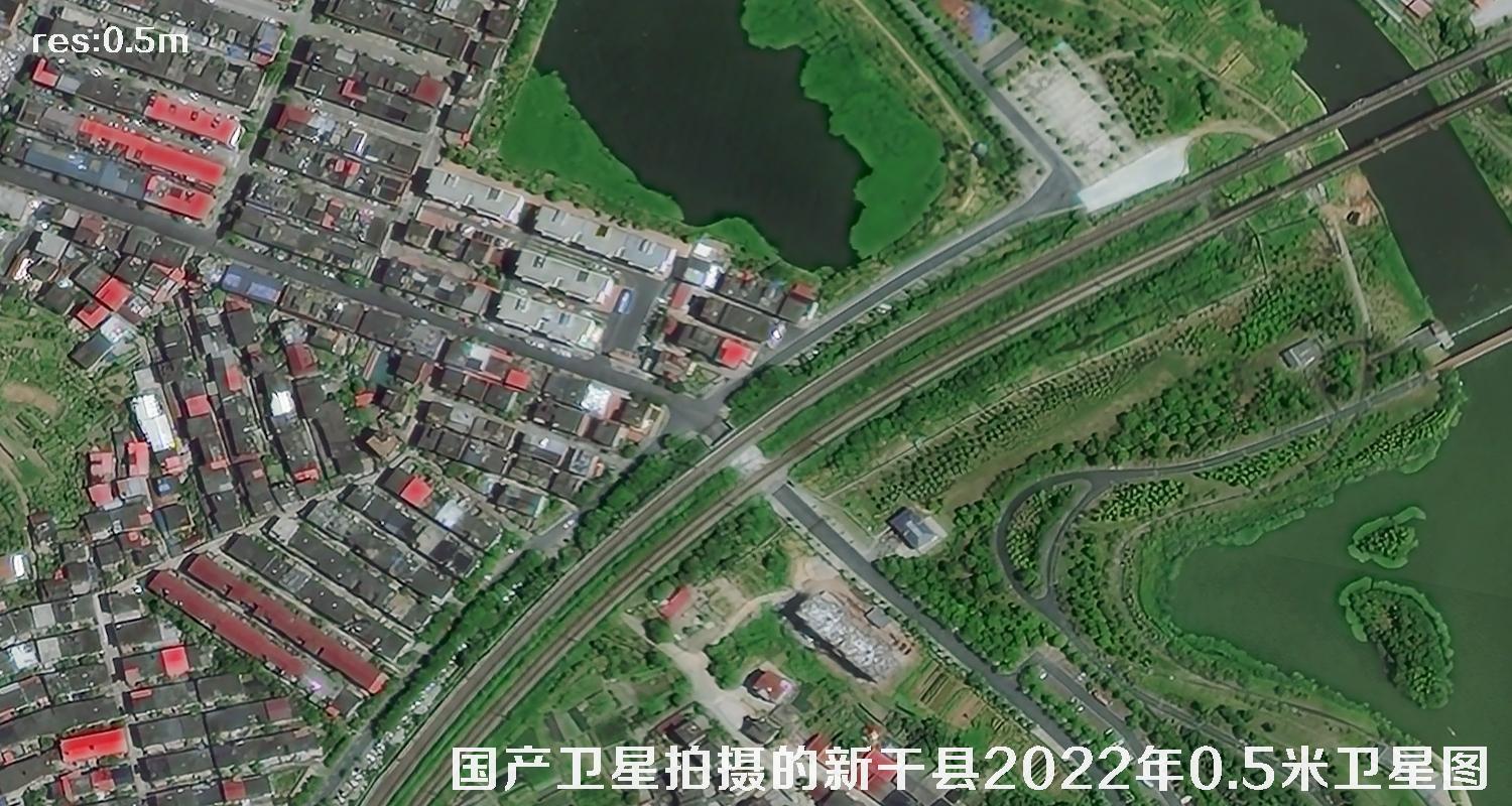 10张吉林一号高分卫星拍摄的0.5米分辨率卫星图像