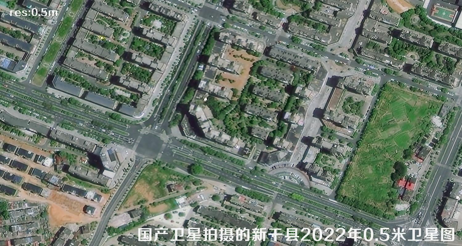 0.5米分辨率卫星拍摄的高清影像图