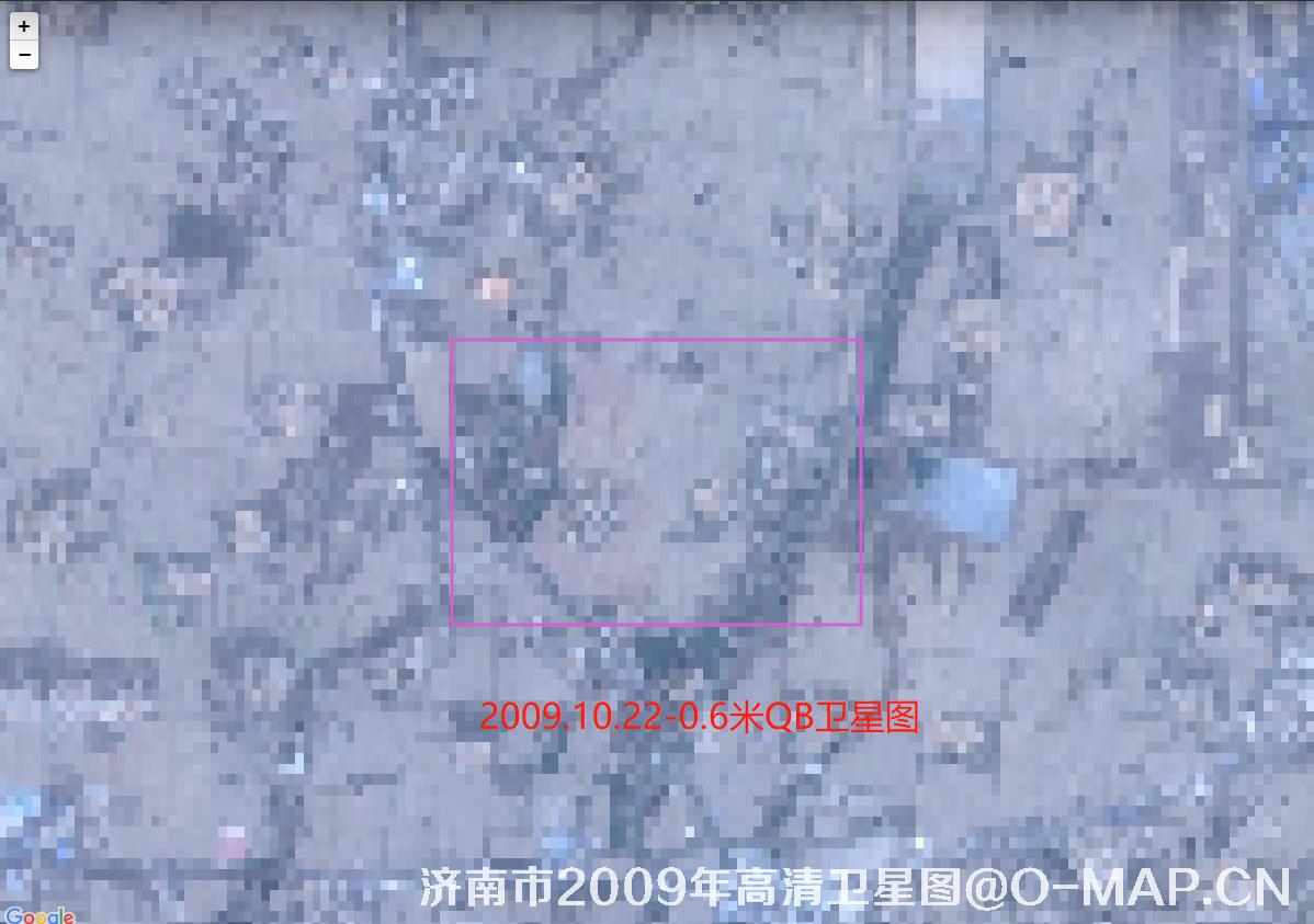 山东省济南市赵家村2009年10月份快鸟卫星图