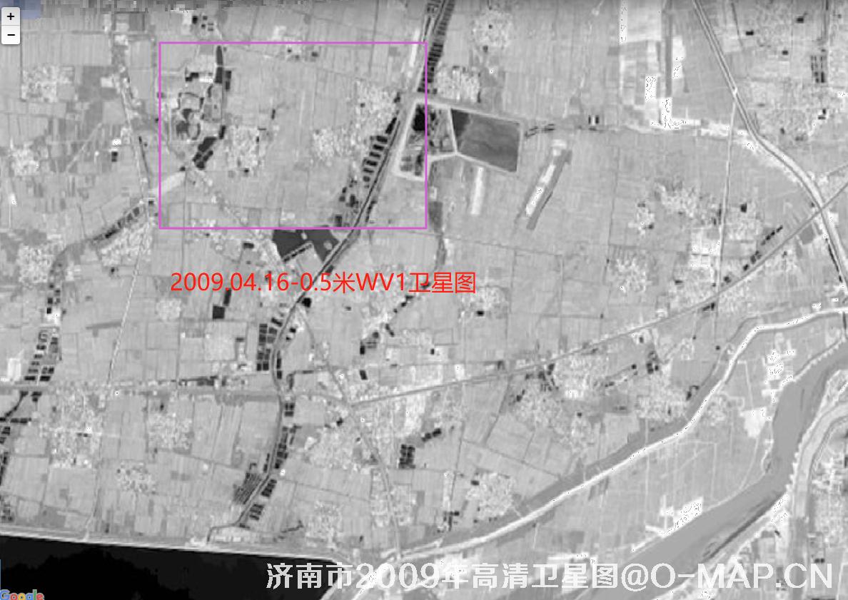 山东省济南市赵家村2009年4月份WV1卫星图