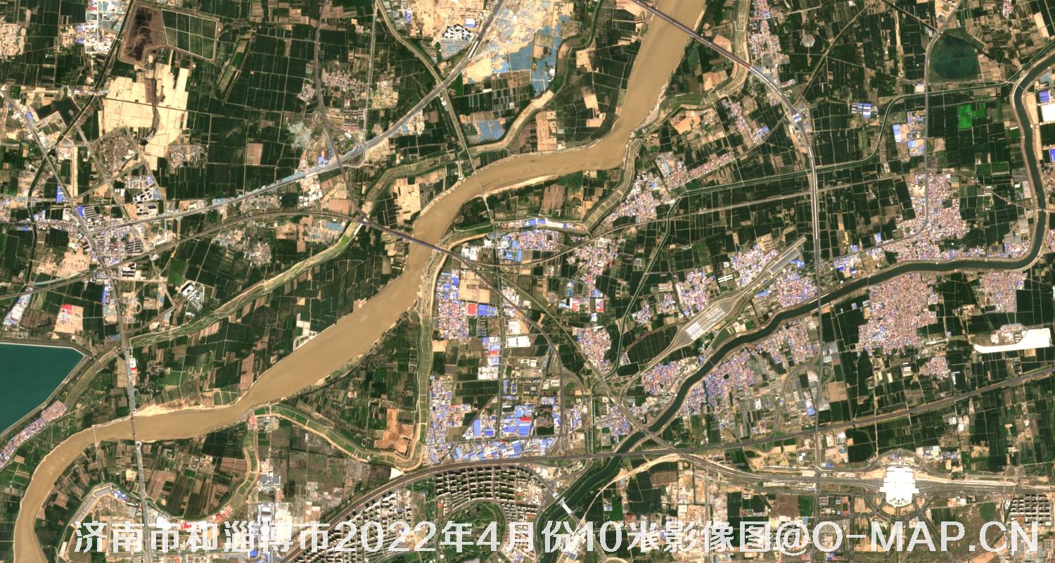 山东省济南市和淄博市2022年4月份10米影像图