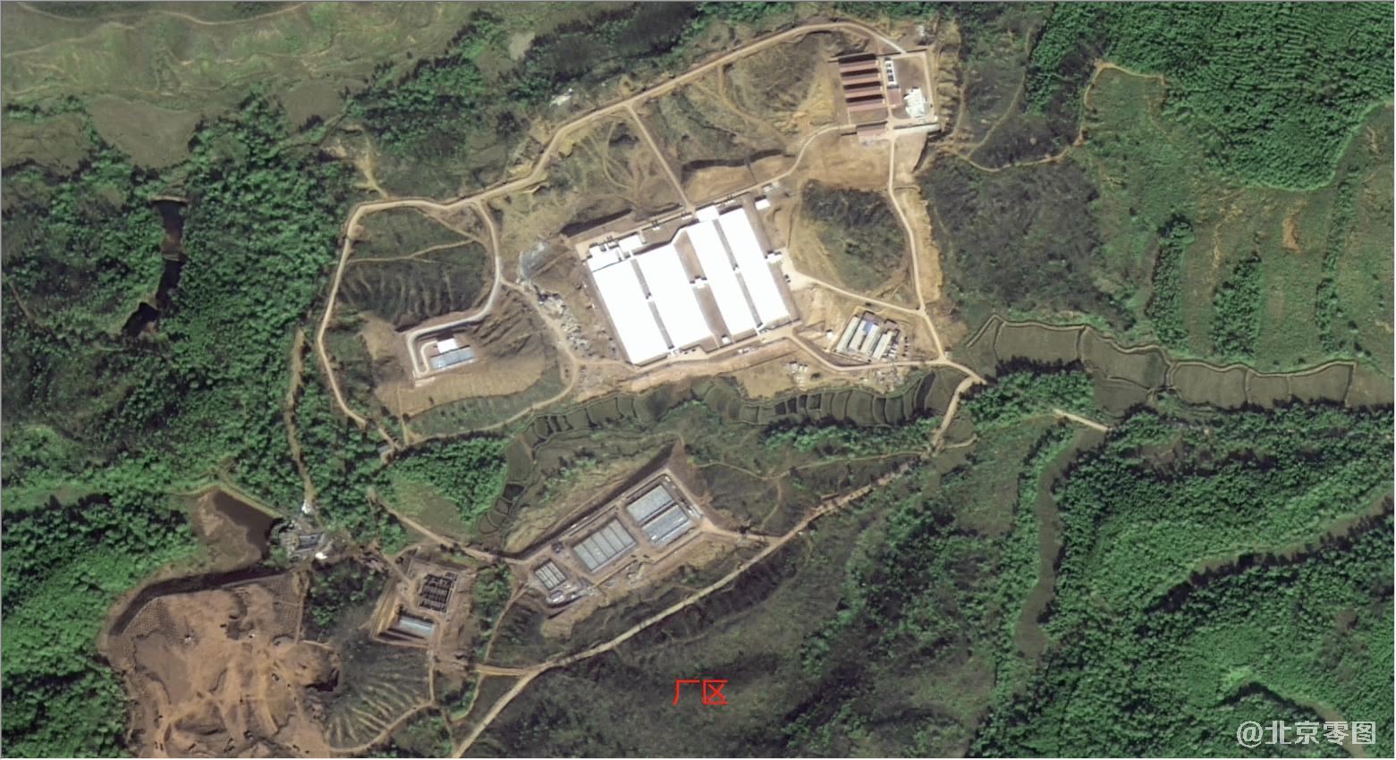 高分二号拍摄的江西省井冈山卫星图