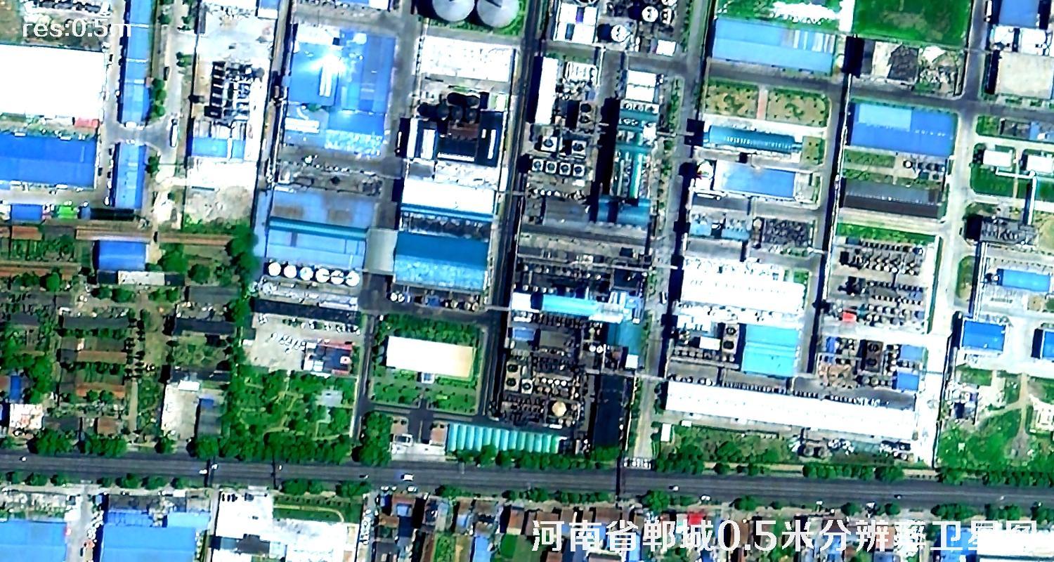 河南省周口市郸城县0.5米分辨率卫星图