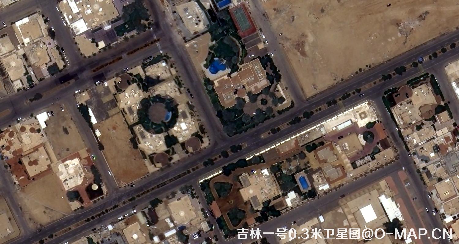 吉林一号卫星拍摄的0.3米分辨率卫星图样例