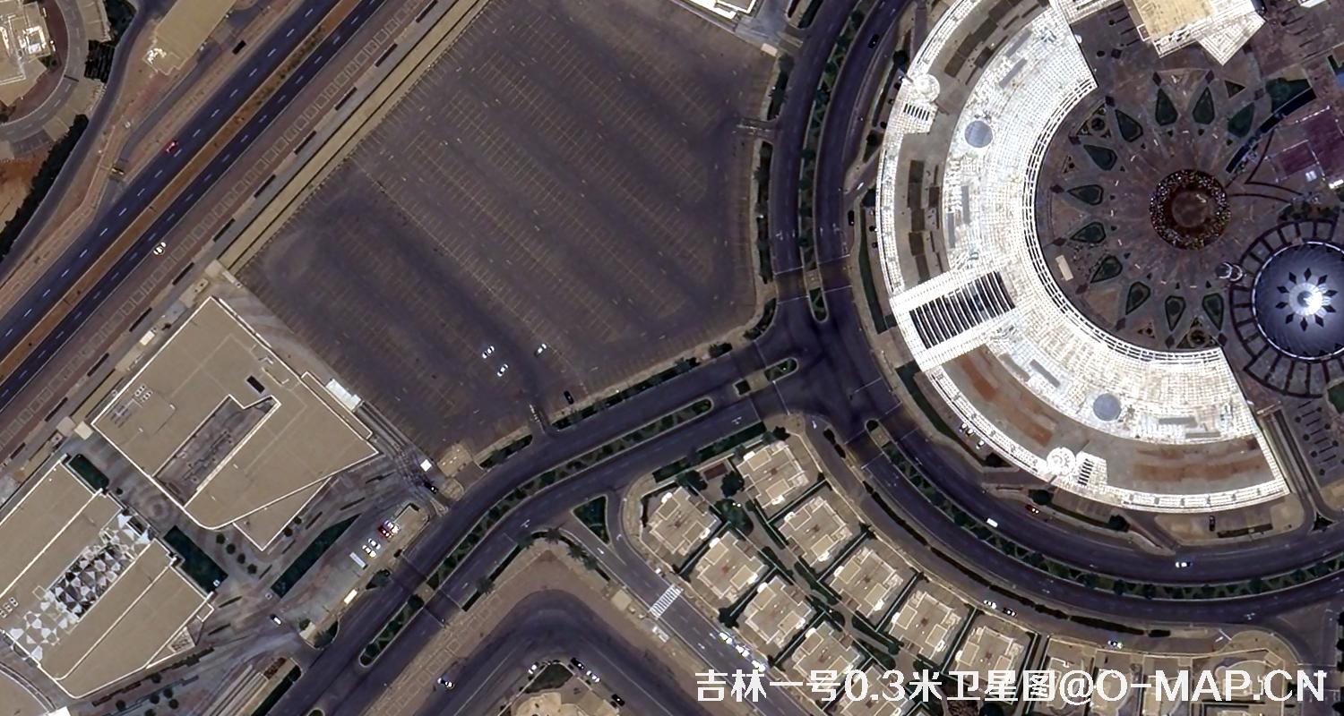 吉林一号卫星拍摄的0.3米分辨率卫星图样例