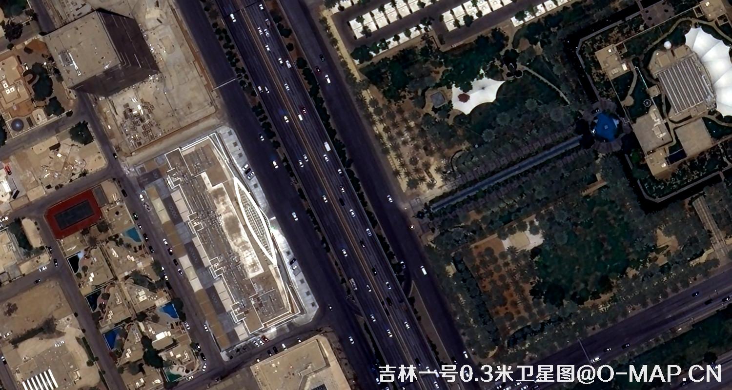 吉林一号卫星拍摄的0.3米分辨率卫星图样例