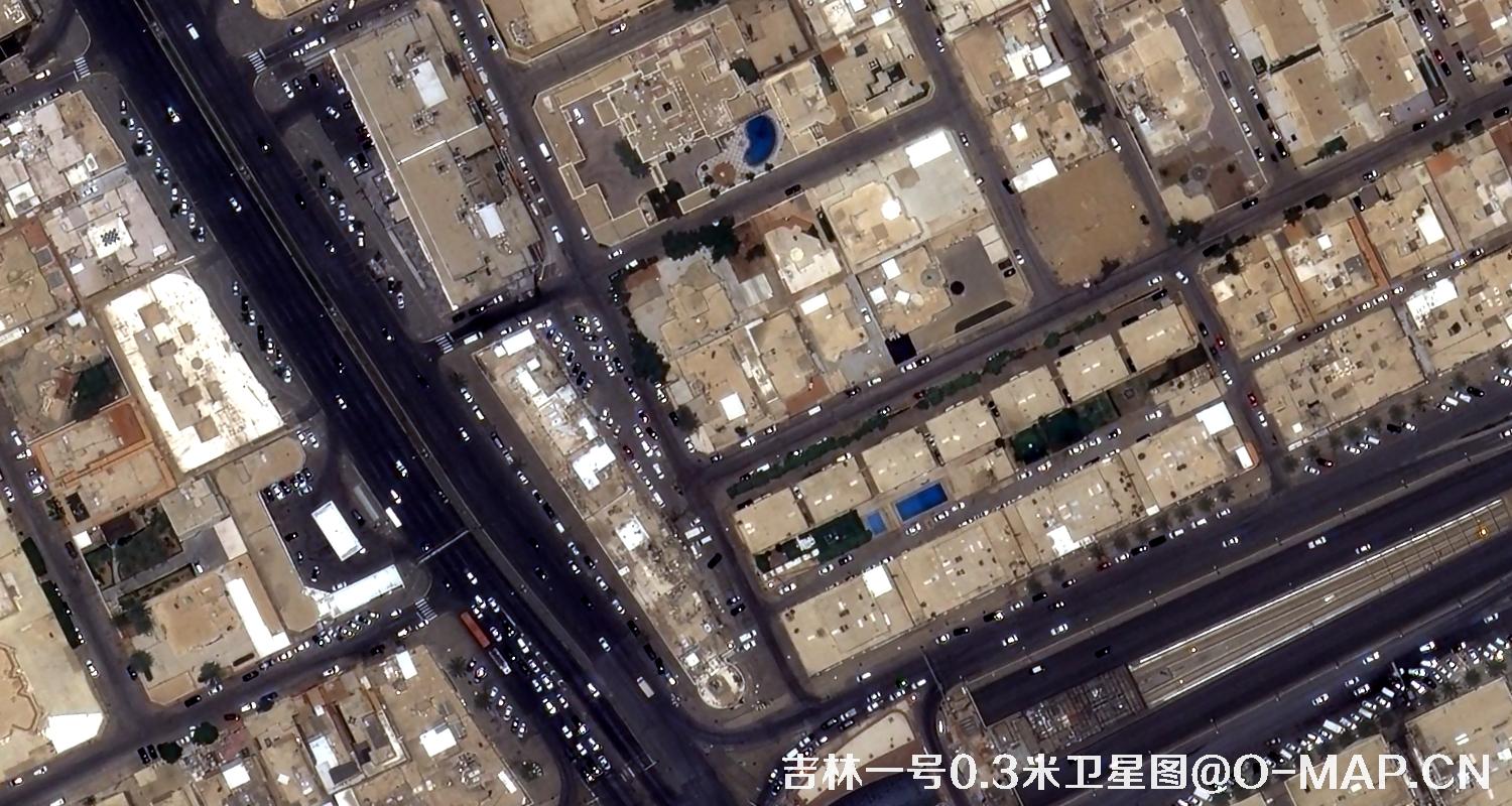 吉林一号卫星拍摄的0.3米分辨率卫星图样例