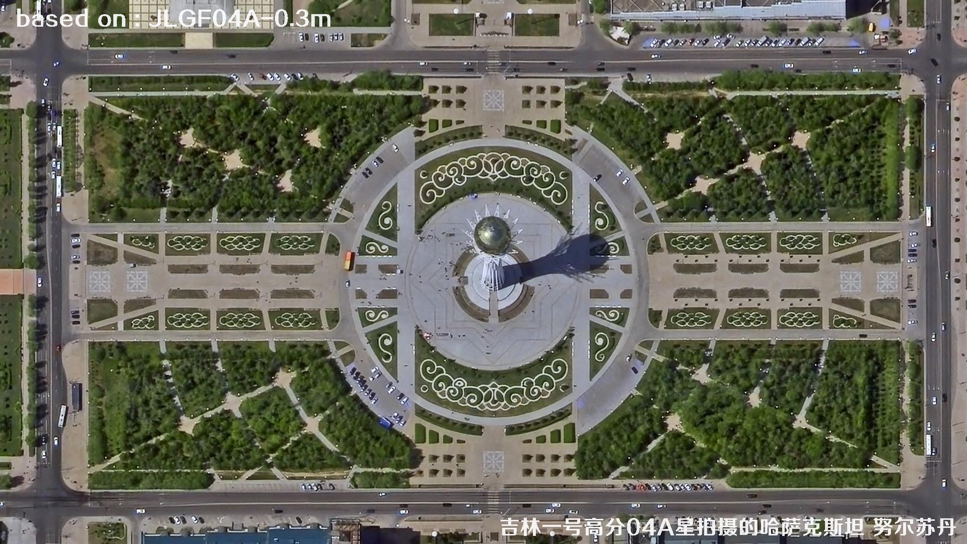 吉林一号高分04A星拍摄0.3米分辨率影像图