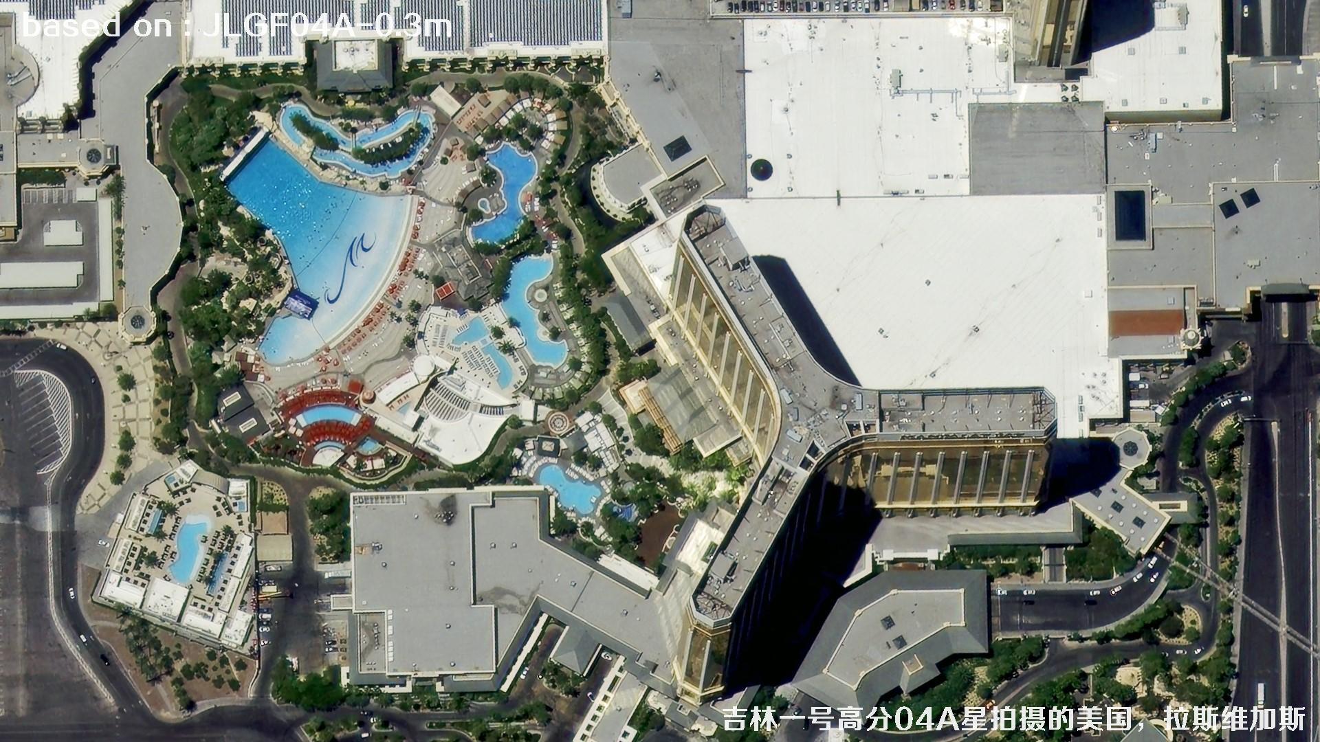 吉林一号高分04A星拍摄0.3米分辨率影像图