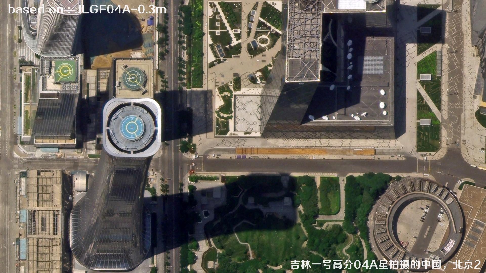 吉林一号高分04A星拍摄0.3米分辨率影像图