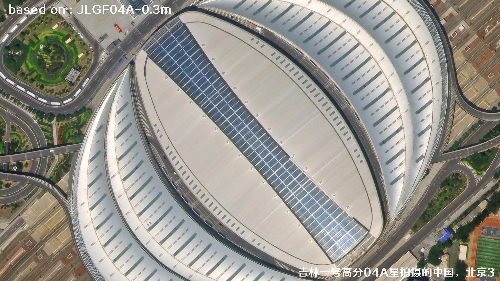 吉林一号高分04A星拍摄0.3米分辨率影像图