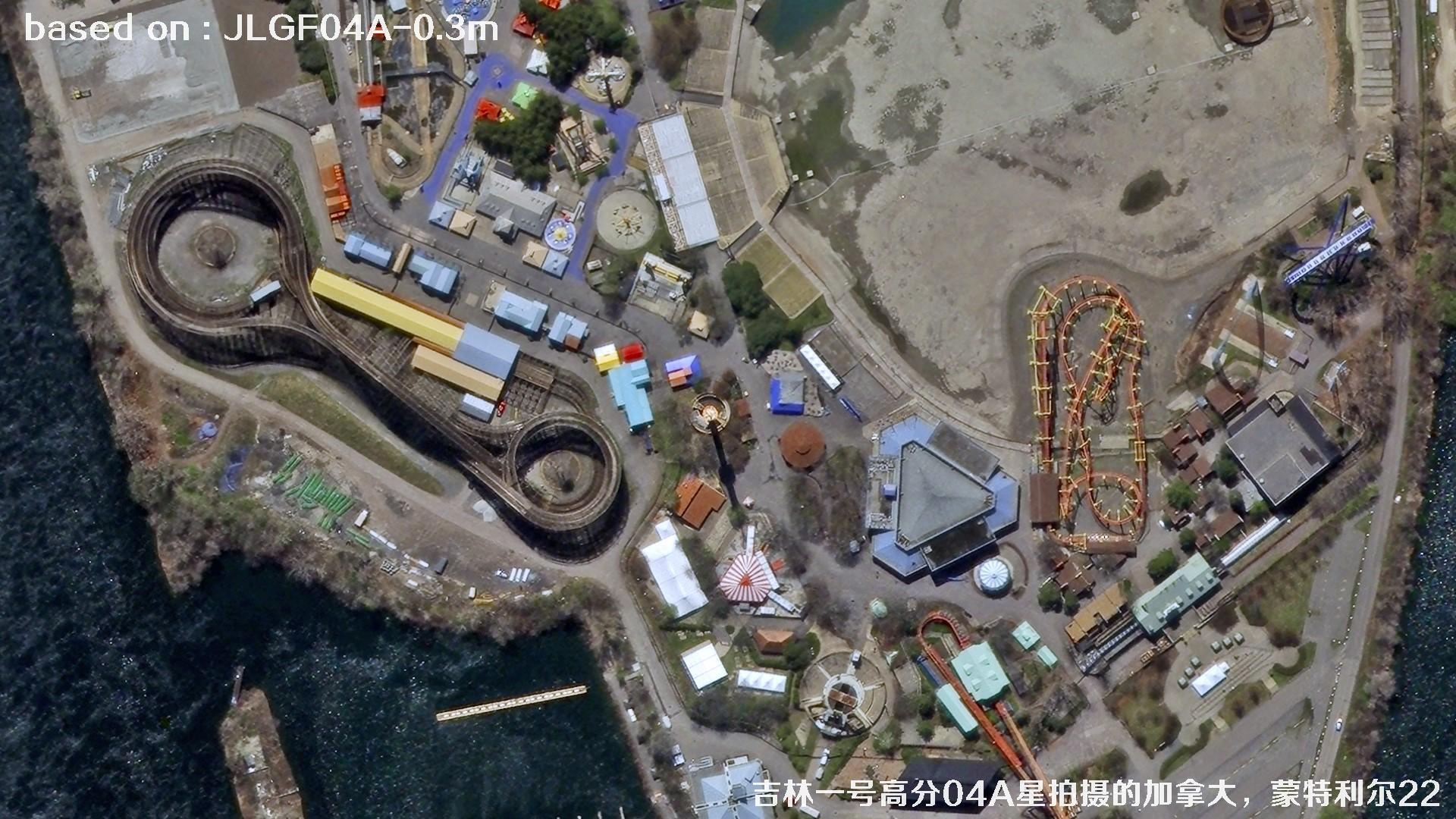 吉林一号高分04A星拍摄0.3米分辨率影像图