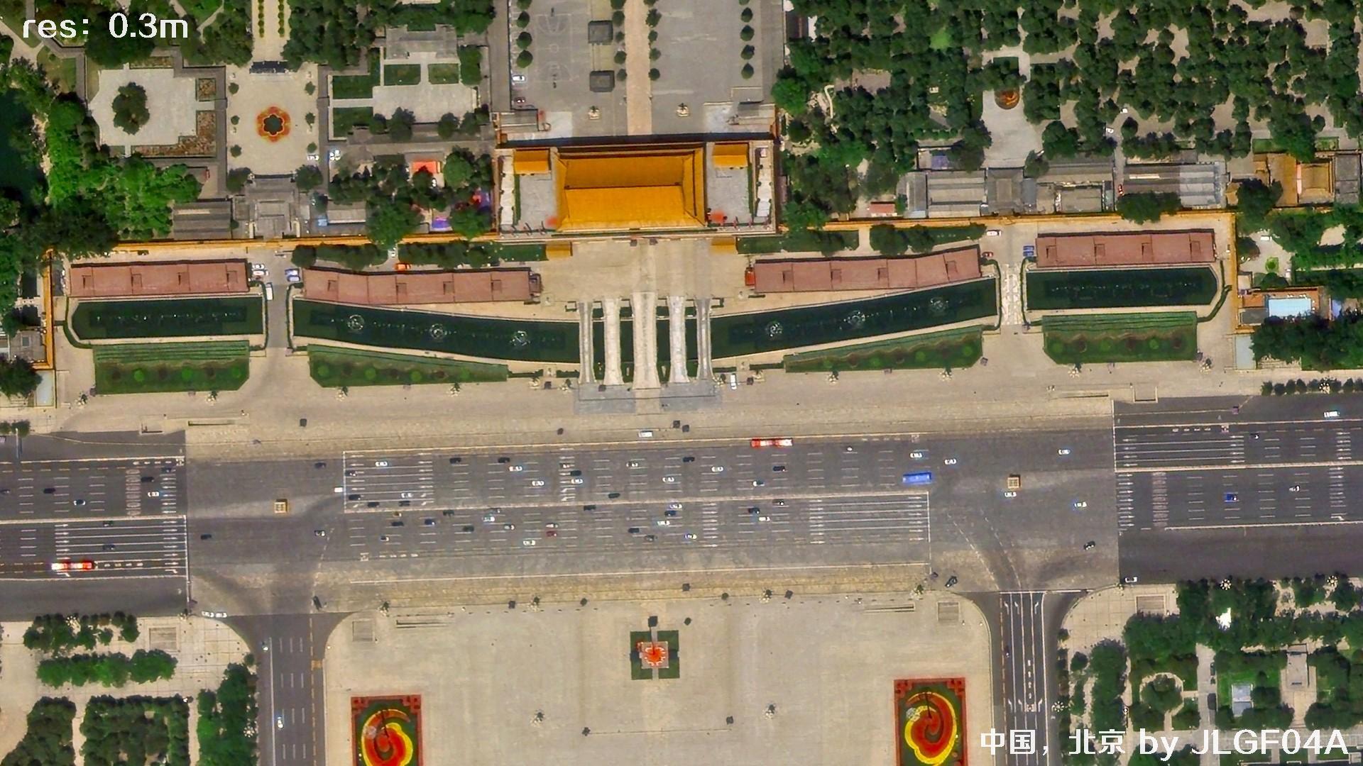吉林高分04A星拍摄的0.3米分辨率卫星图片
