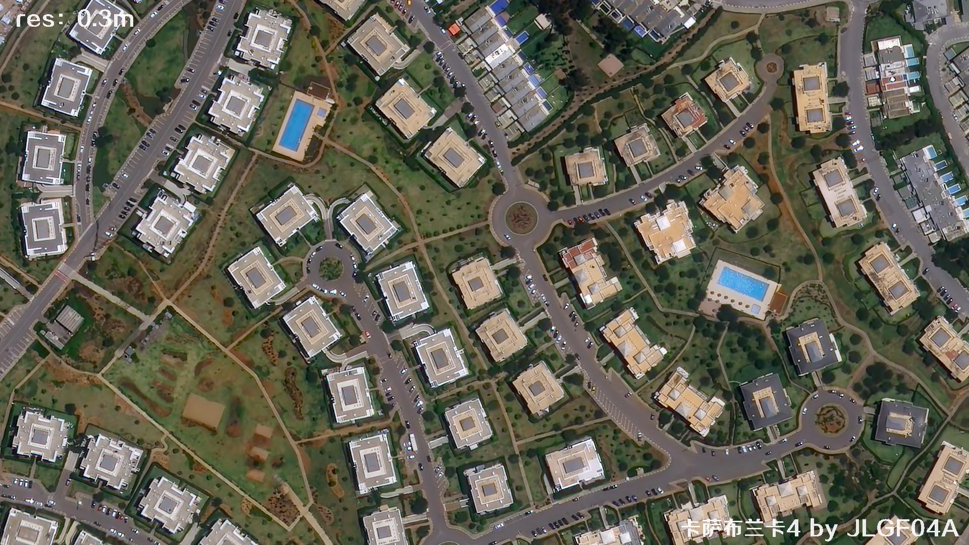 吉林高分04A星拍摄的0.3米分辨率卫星图片