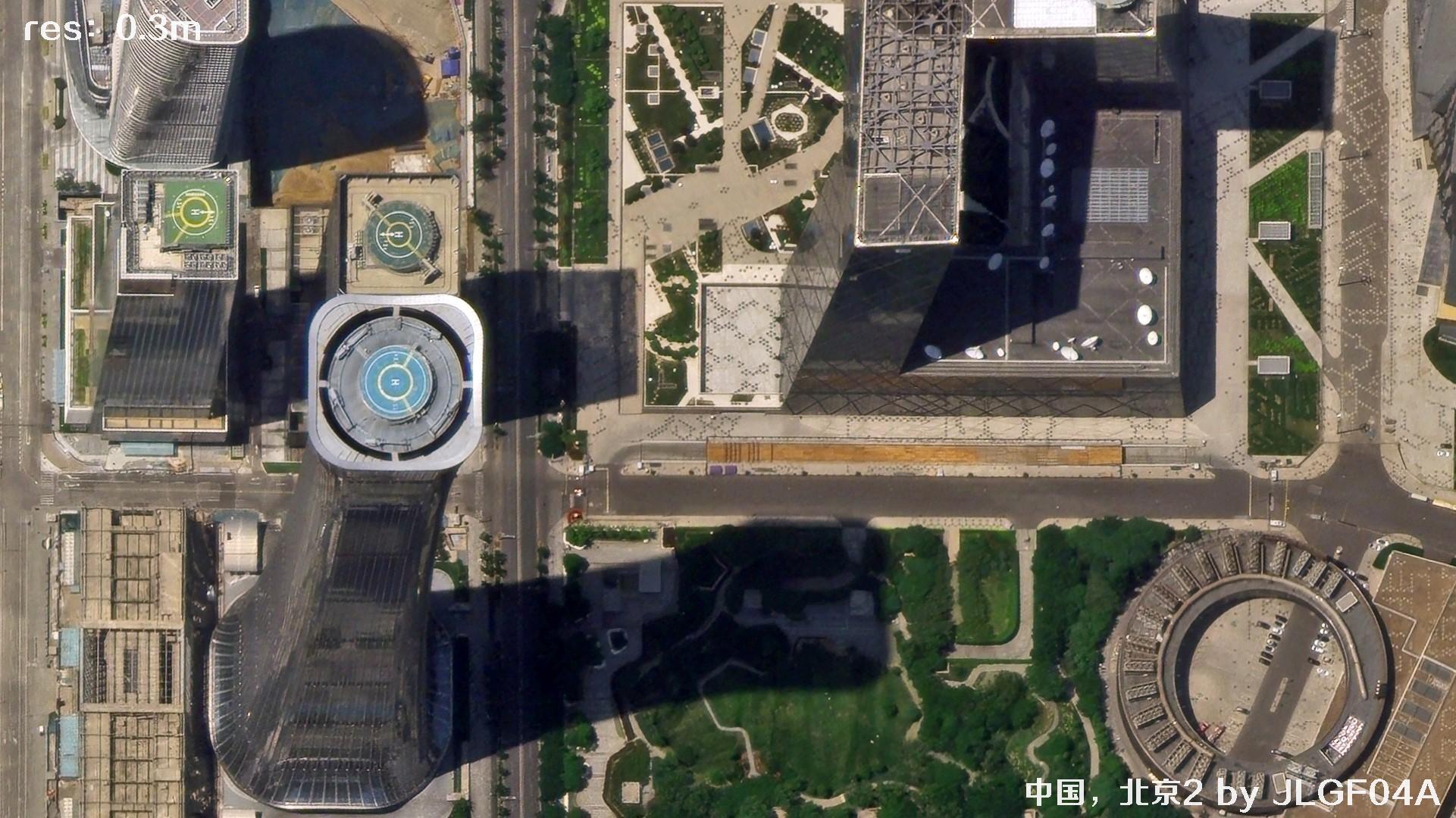 吉林高分04A星拍摄的0.3米分辨率卫星图片