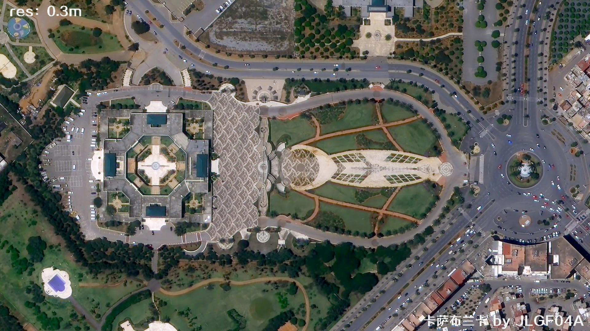 吉林高分04A星拍摄的0.3米分辨率卫星图片