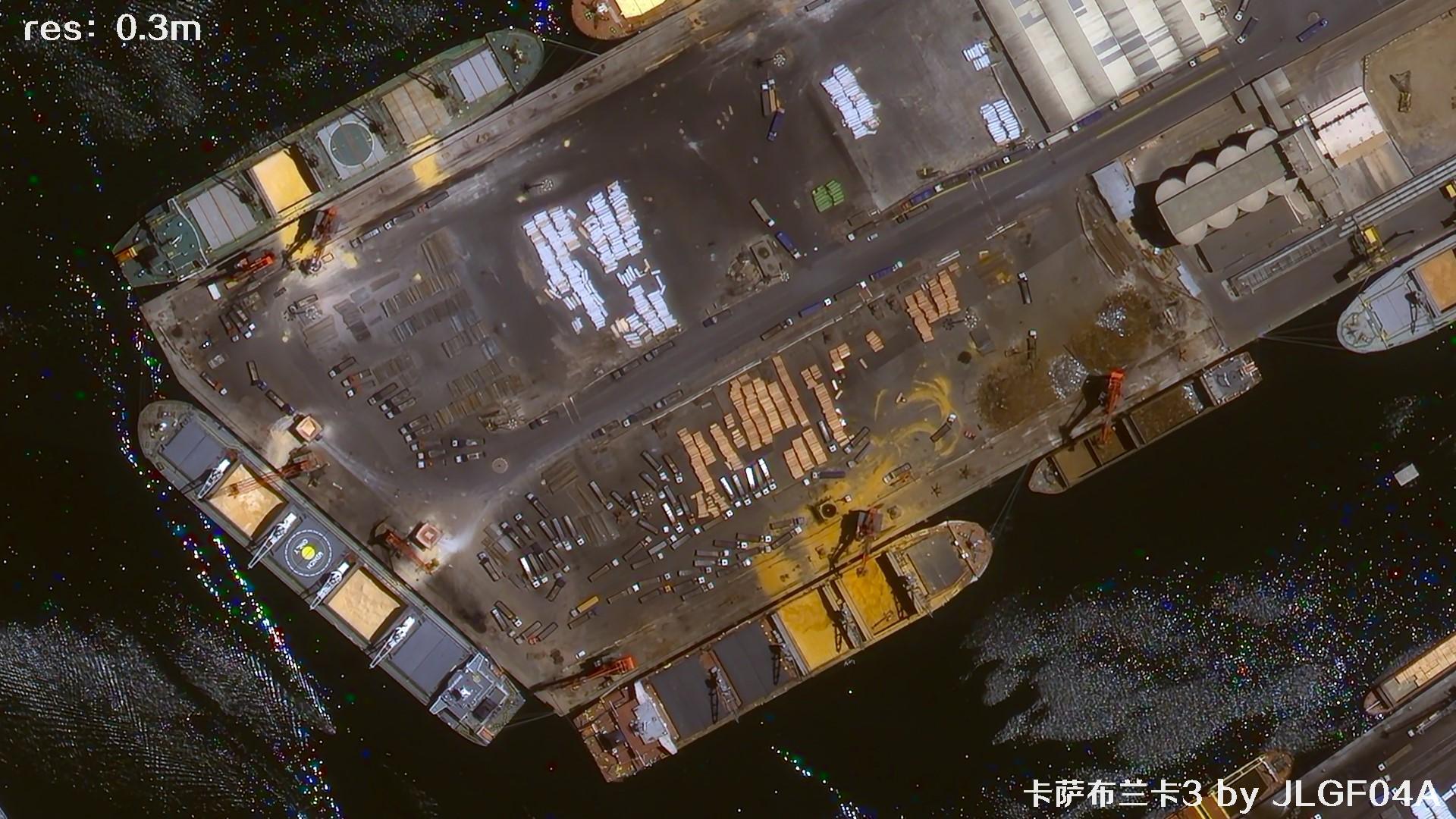 吉林高分04A星拍摄的0.3米分辨率卫星图片