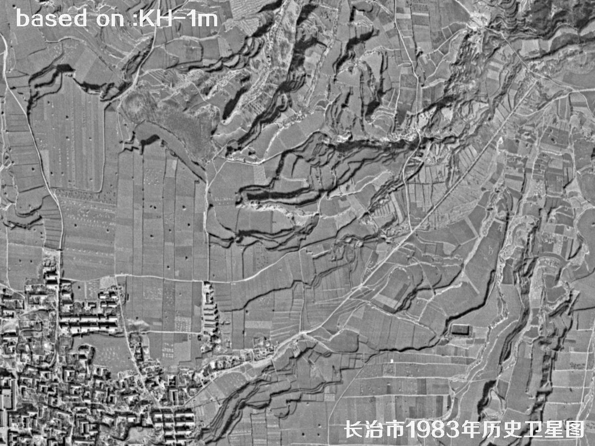 The Historical Value of Keyhole Satellite Imagery: 1983 Satellite Map of Changzhi