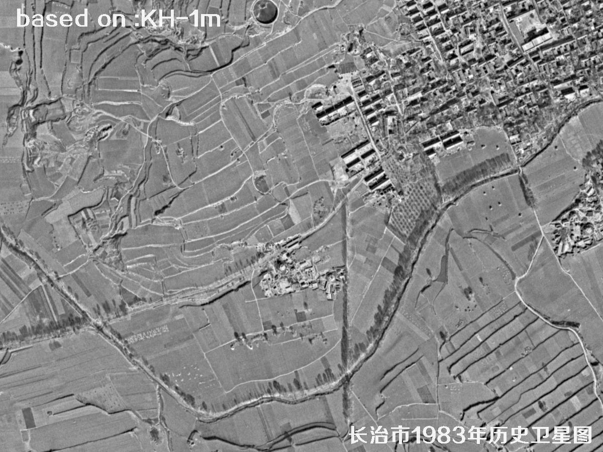 The Historical Value of Keyhole Satellite Imagery: 1983 Satellite Map of Changzhi