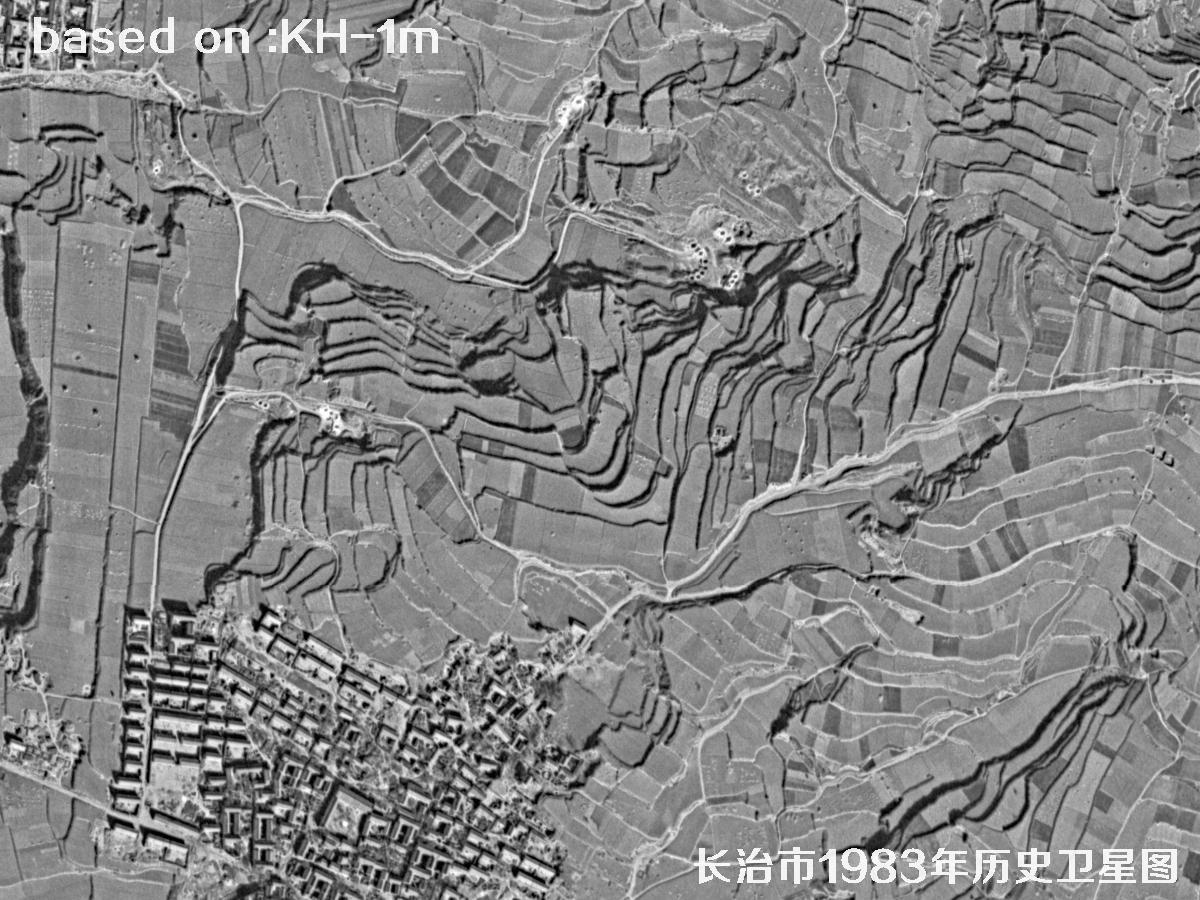 The Historical Value of Keyhole Satellite Imagery: 1983 Satellite Map of Changzhi