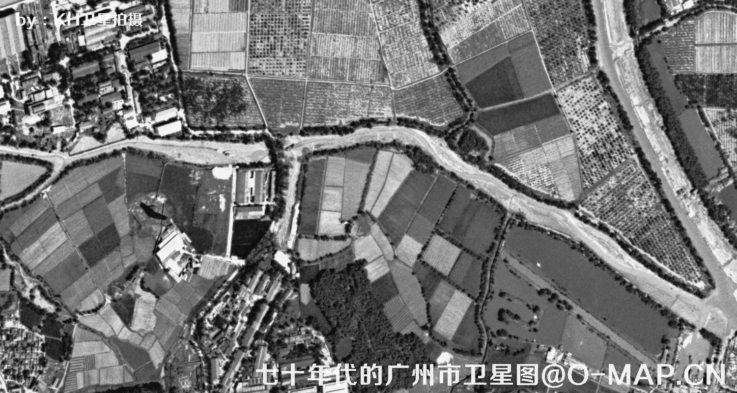 美国六七十年代卫星拍摄的图像