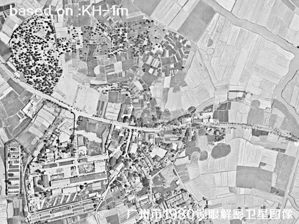 广州市1980年历史卫星图像 | Buy Keyhole Satellite image10