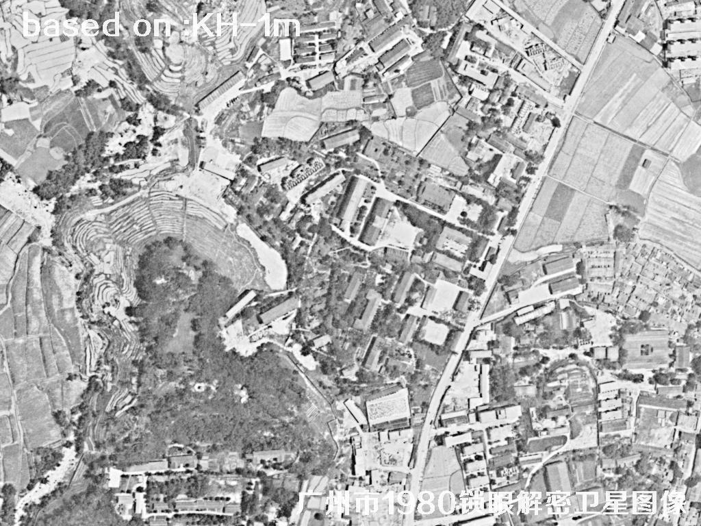广州市1980年历史卫星图像 | Buy Keyhole Satellite image12