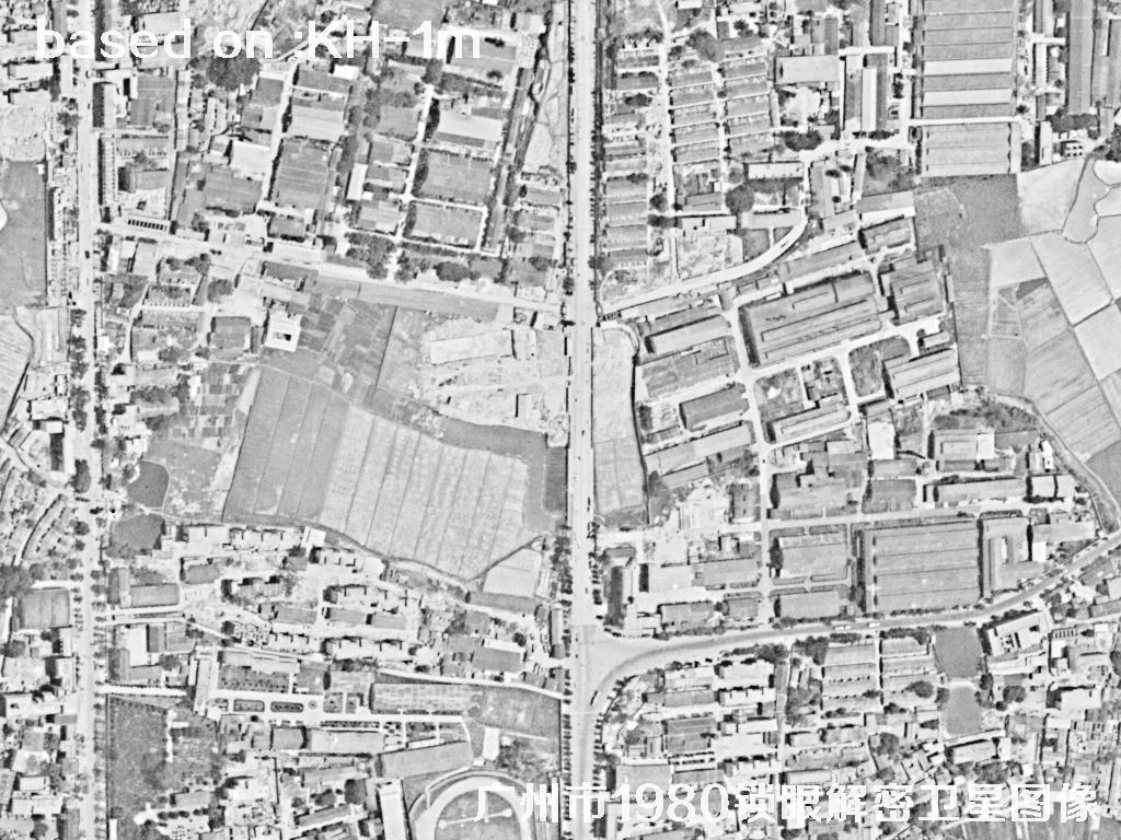 广州市1980年历史卫星图像 | Buy Keyhole Satellite image13