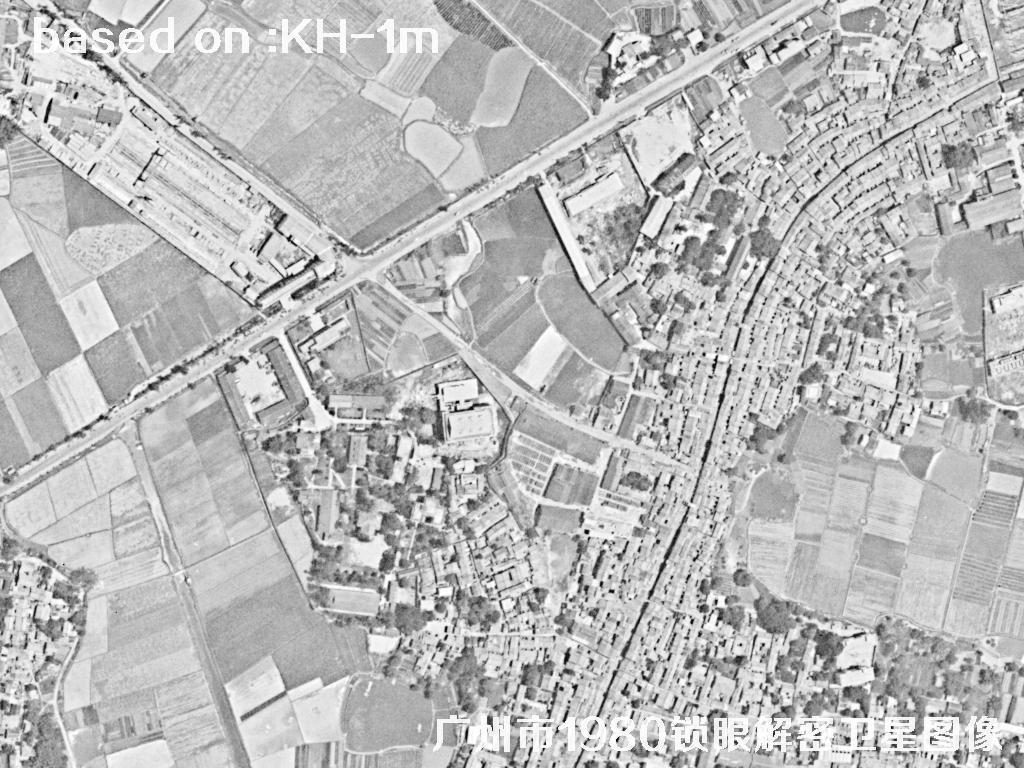 广州市1980年历史卫星图像 | Buy Keyhole Satellite image14