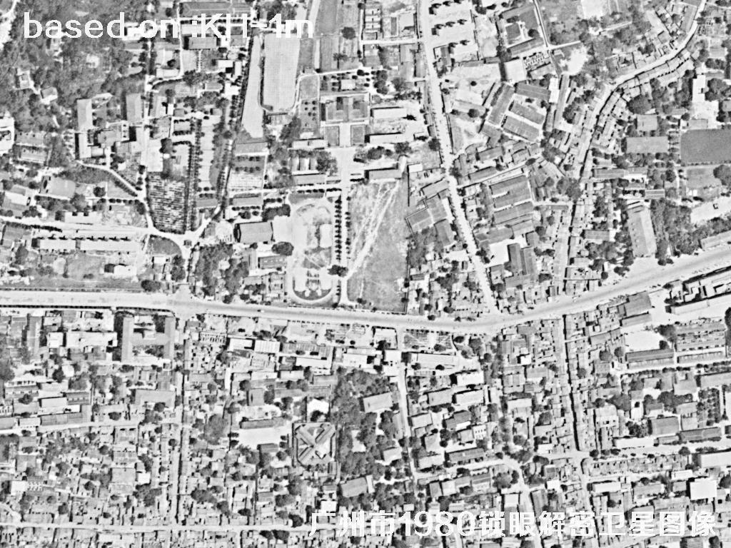 广州市1980年历史卫星图像 | Buy Keyhole Satellite image15