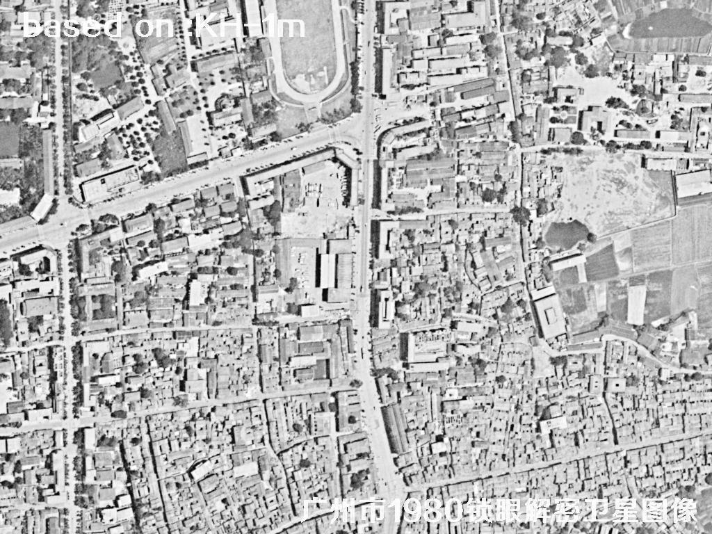 广州市1980年历史卫星图像 | Buy Keyhole Satellite image16