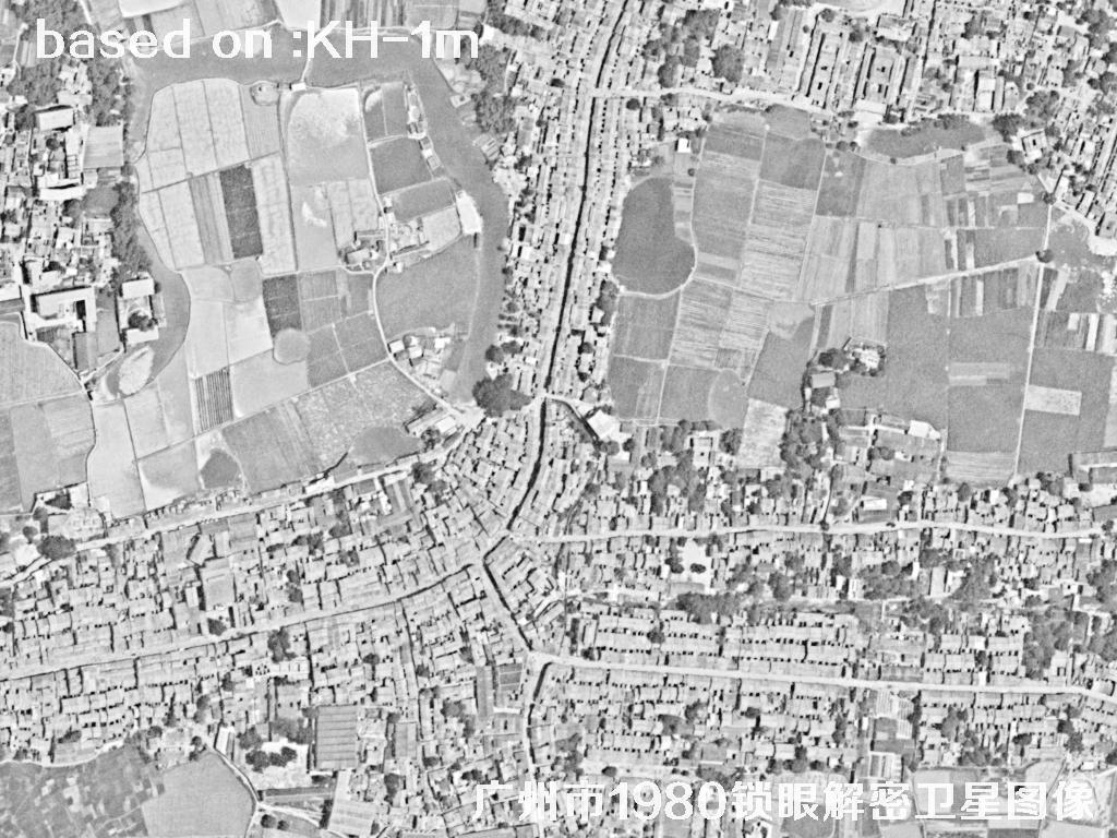 广州市1980年历史卫星图像 | Buy Keyhole Satellite image17