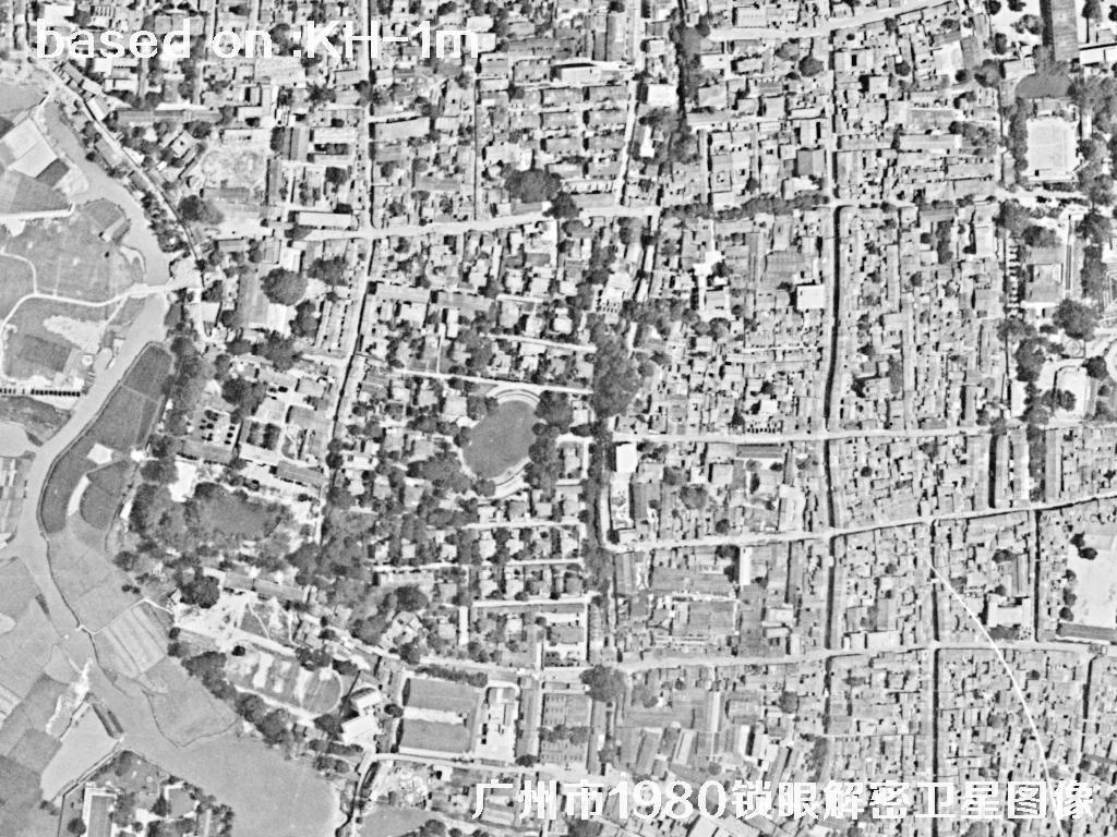 广州市1980年历史卫星图像 | Buy Keyhole Satellite image18